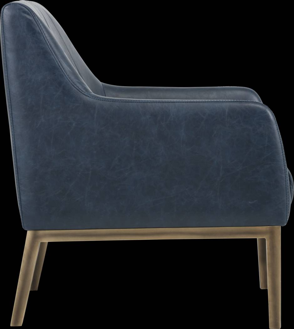 Botella Blue Accent Chair - Thumbnail - Image 2