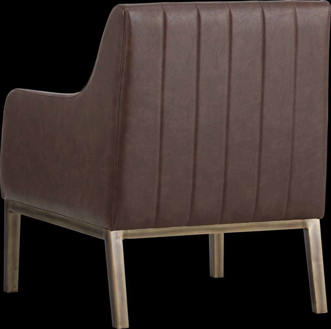 Botella Brown Accent Chair - Thumbnail - Image 3