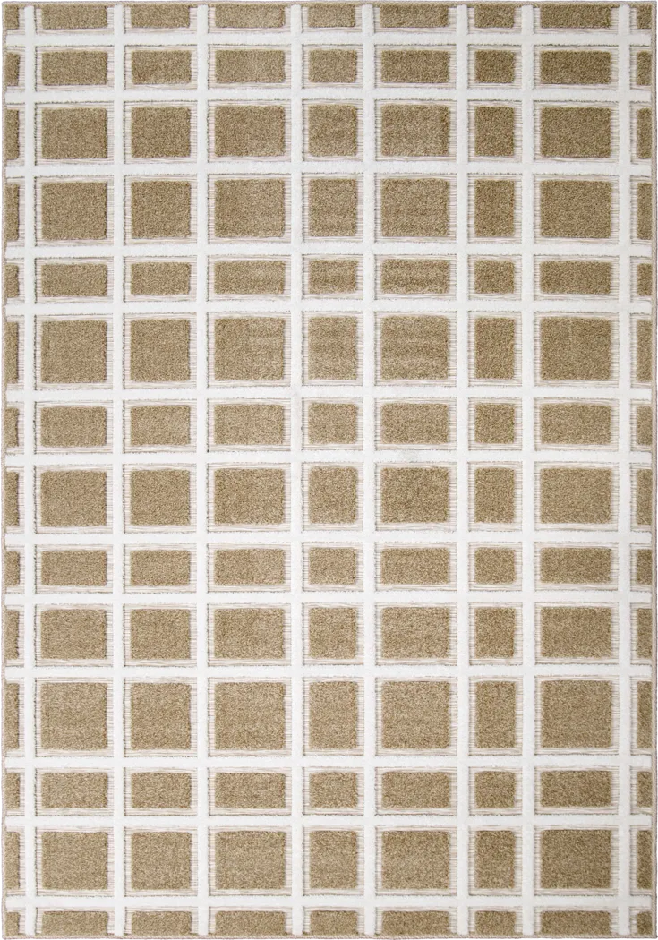 Boucle Tan 7'10 x 9'10 Rug - Thumbnail - Image 1