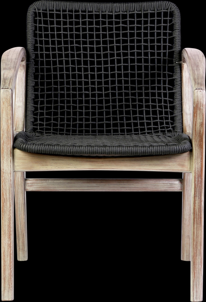 Outdoor Boudinot Black Arm Chair - Thumbnail - Image 2
