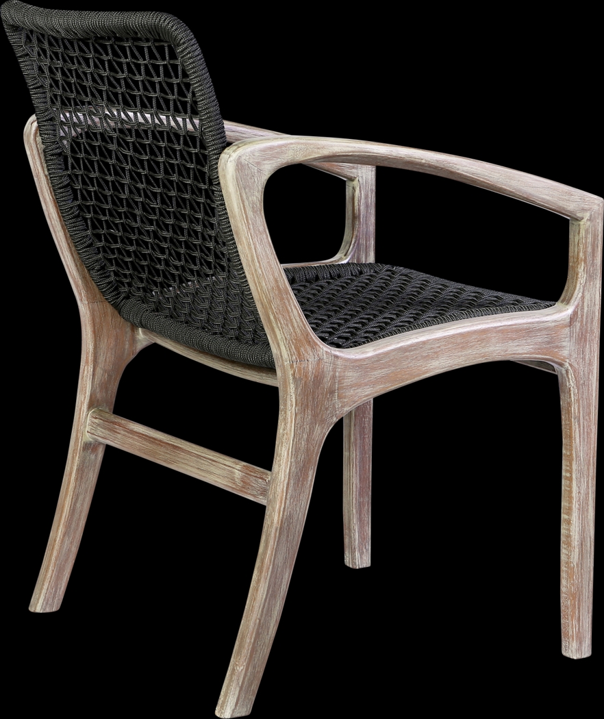 Outdoor Boudinot Black Arm Chair - Thumbnail - Image 4