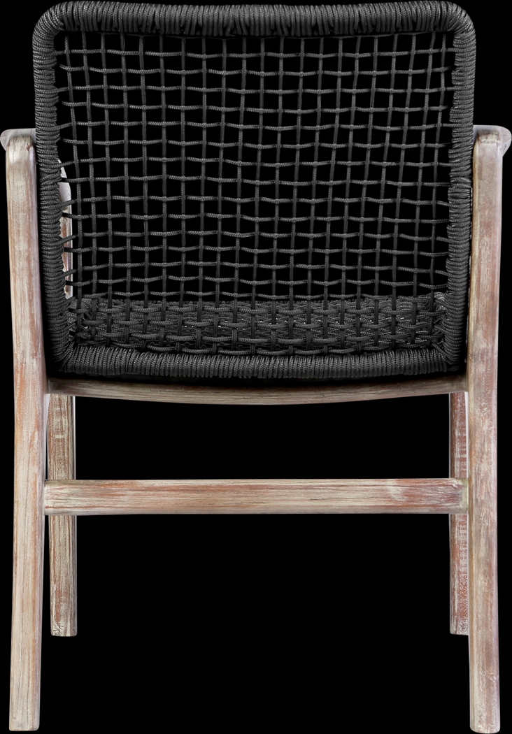 Outdoor Boudinot Black Arm Chair - Thumbnail - Image 5