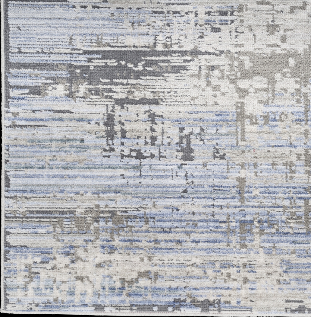 Boumur Blue 2'2 x 8' Runner Rug - Thumbnail - Image 3