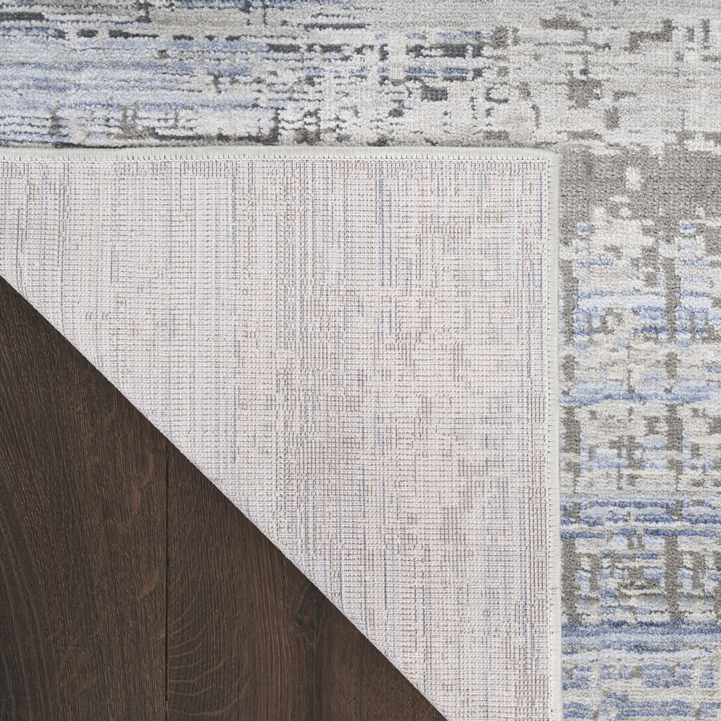 Boumur Blue 2'2 x 8' Runner Rug - Thumbnail - Image 5