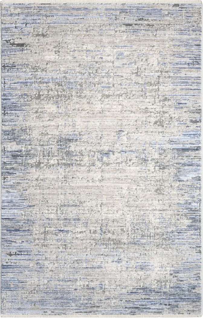 Boumur Blue 3'3 x 5'3 Rug - Thumbnail - Image 1