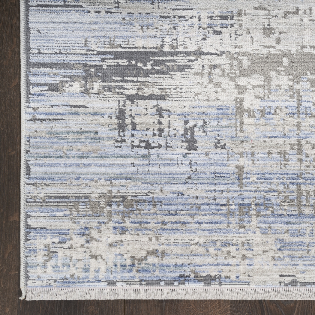 Boumur Blue 7'10 x 10' Rug - Thumbnail - Image 4