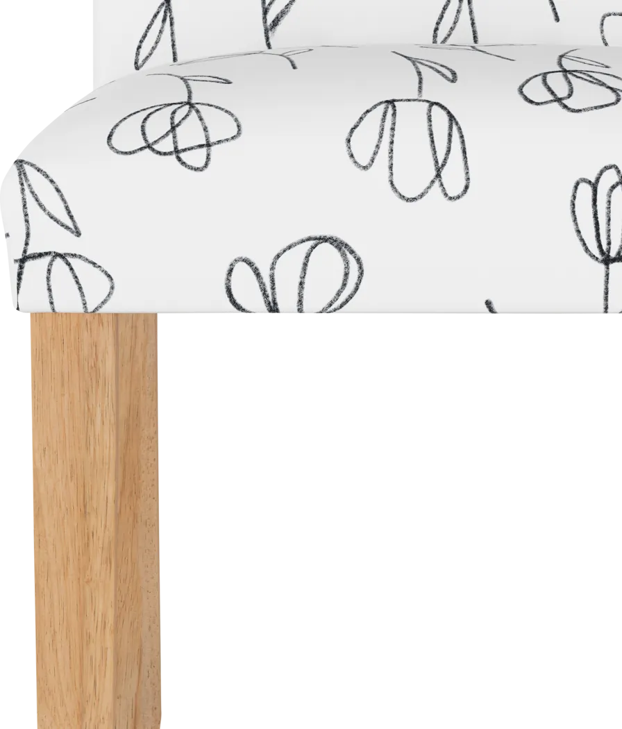 Bouqay White Side Chair - Image 5