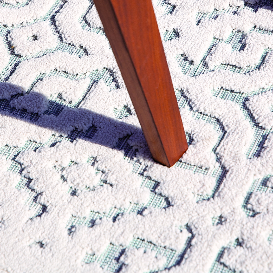 Bousson White 7'9 x 10'10 Rug - Thumbnail - Image 6