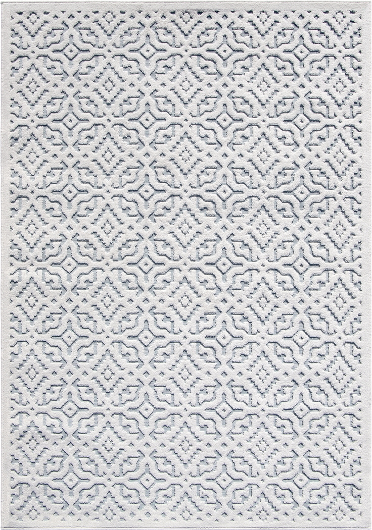 Bousson White 5'2 x 7'6 Rug - Thumbnail - Image 1