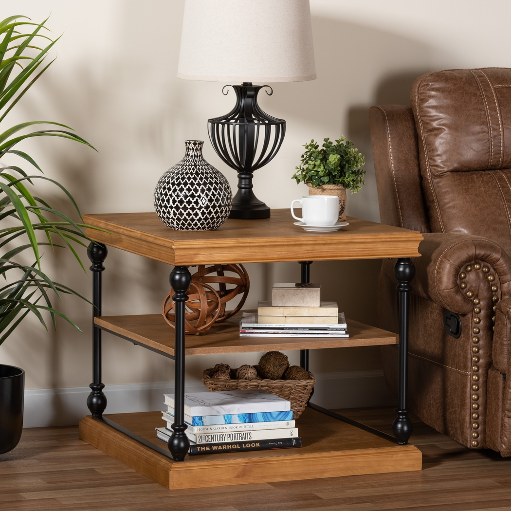 Bouverie Oak End Table - Thumbnail - Image 2
