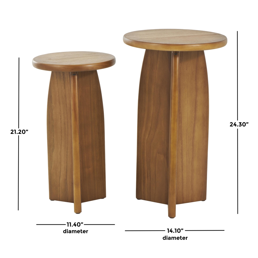 Bovla Brown Accent Table, Set of 2 - Thumbnail - Image 7