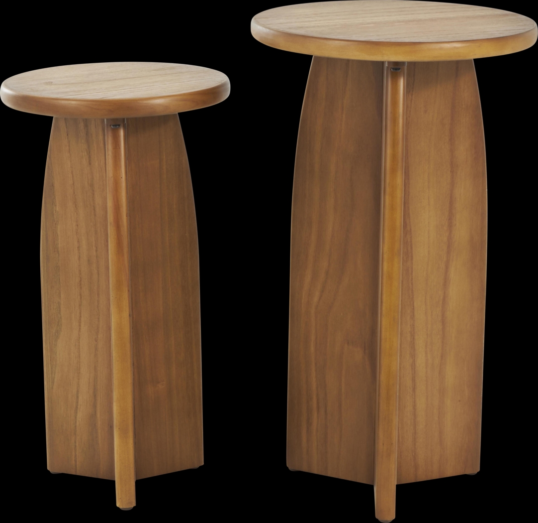 Bovla Brown Accent Table, Set of 2 - Thumbnail - Image 1