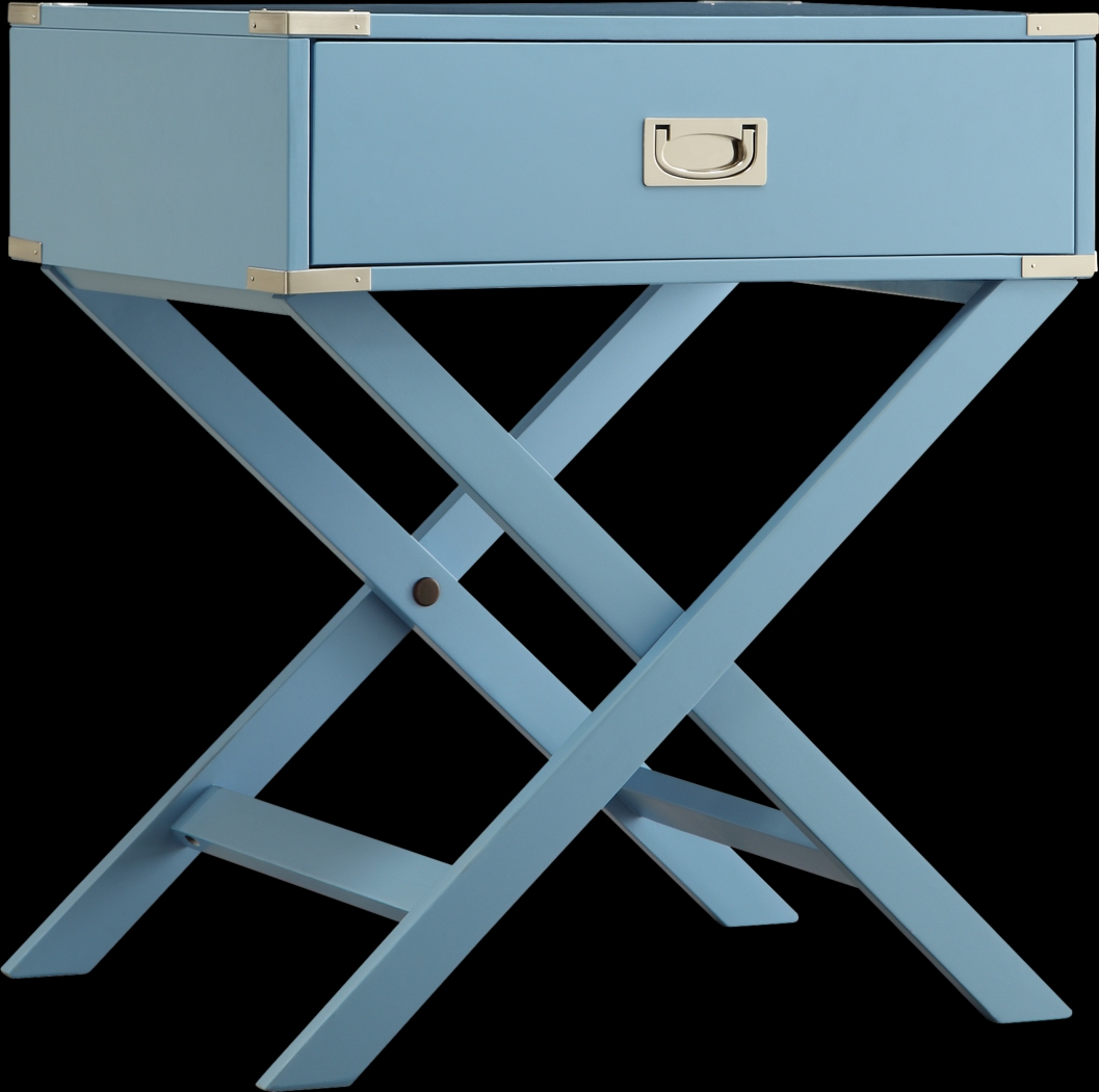 Bowen Blue Accent Table - Thumbnail - Image 1