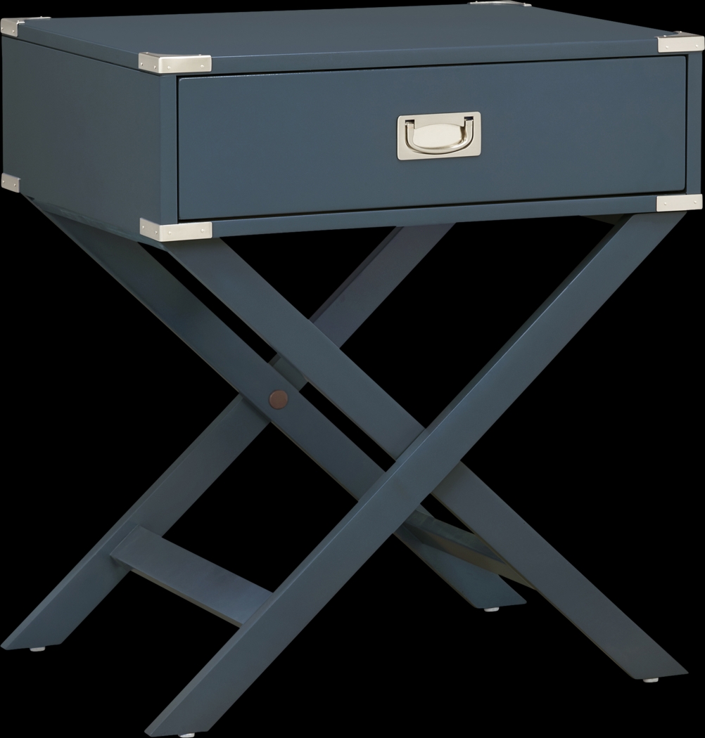 Bowen Blue Accent Table - Thumbnail - Image 1