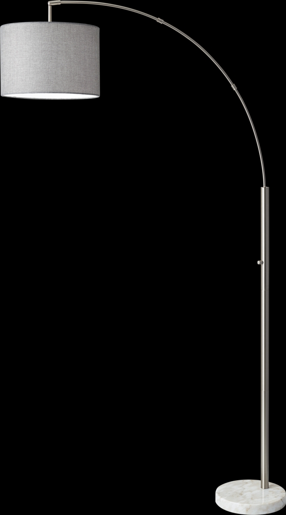 Bowery Town Silver Arc Floor Lamp - Thumbnail - Image 1