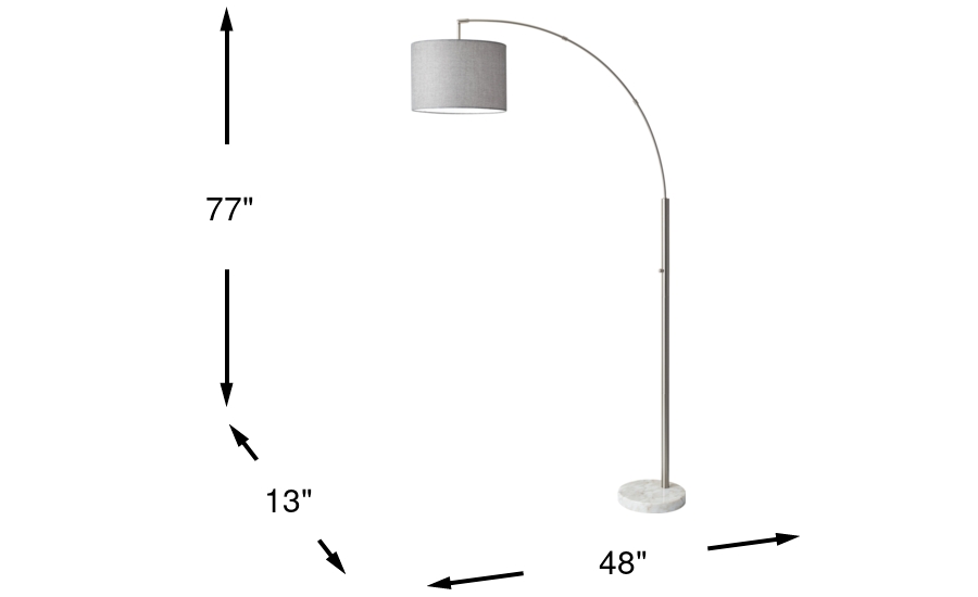 Dimension Image. Please refer to the Dimension Tab on this page for dimension details.