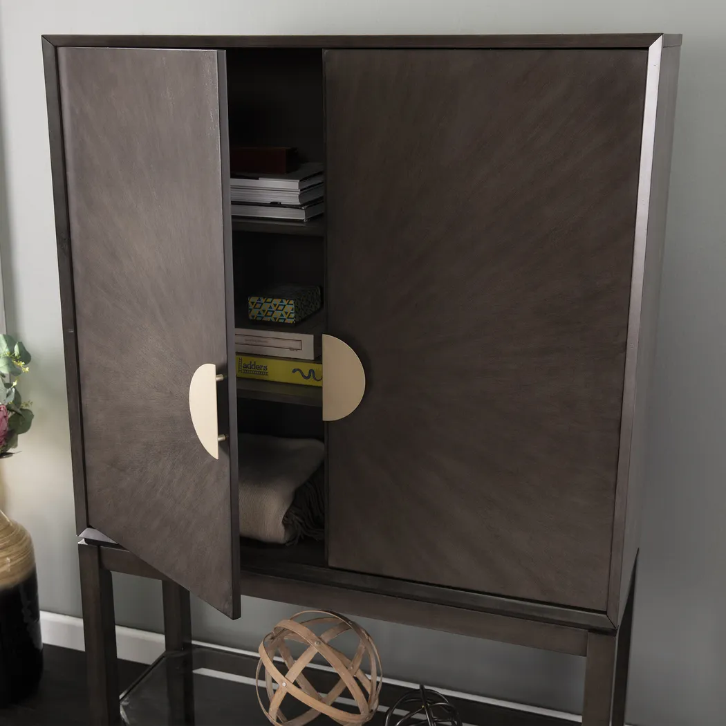 Bowker Brown Accent Cabinet - Thumbnail - Image 5