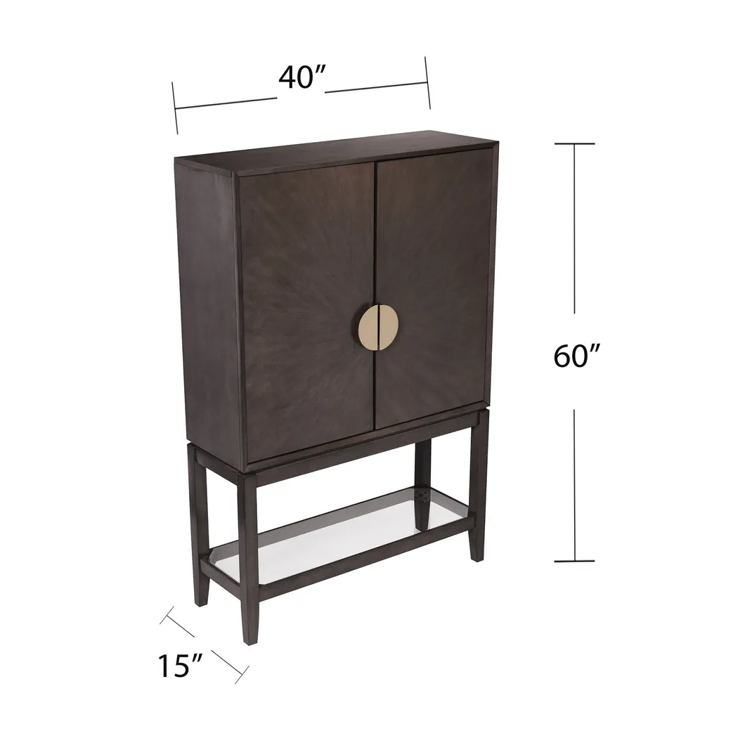 Bowker Brown Accent Cabinet - Thumbnail - Image 6