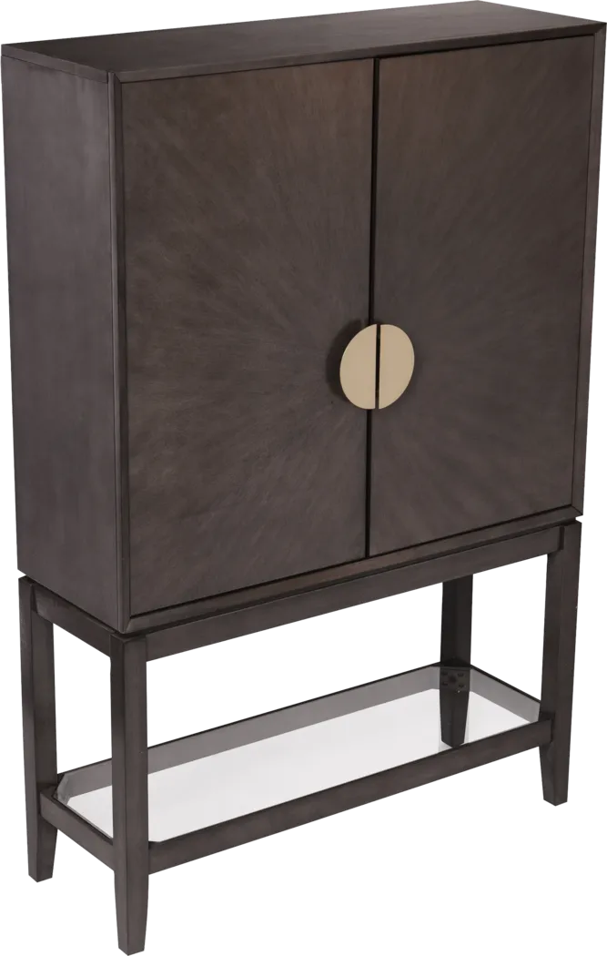 Bowker Brown Accent Cabinet - Thumbnail - Image 1