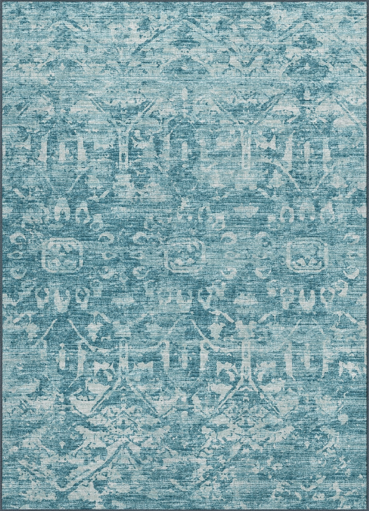 Bowlyn Blue 5' x 8' Rug - Thumbnail - Image 1