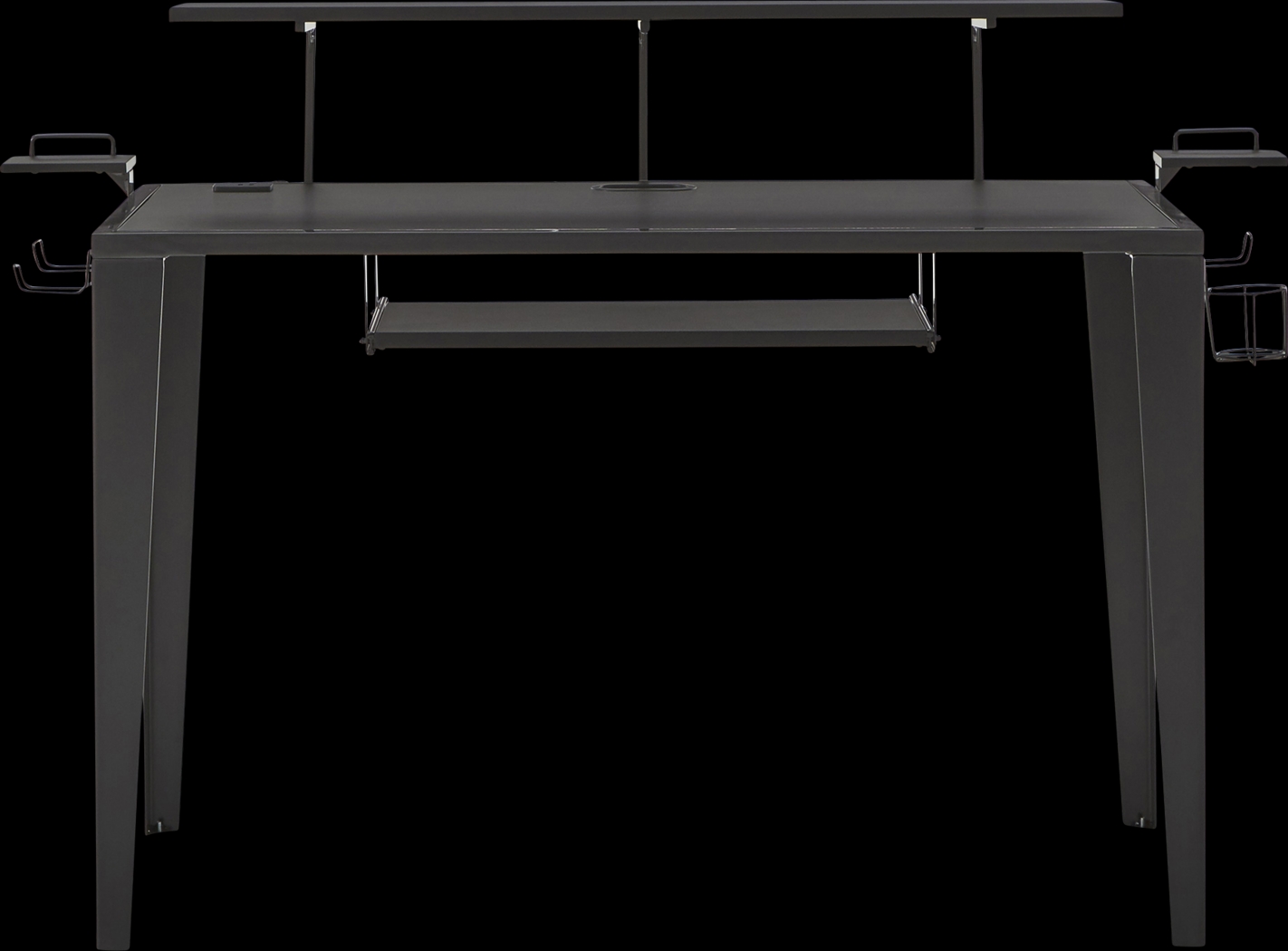 Bowne Black Desk - Thumbnail - Image 2