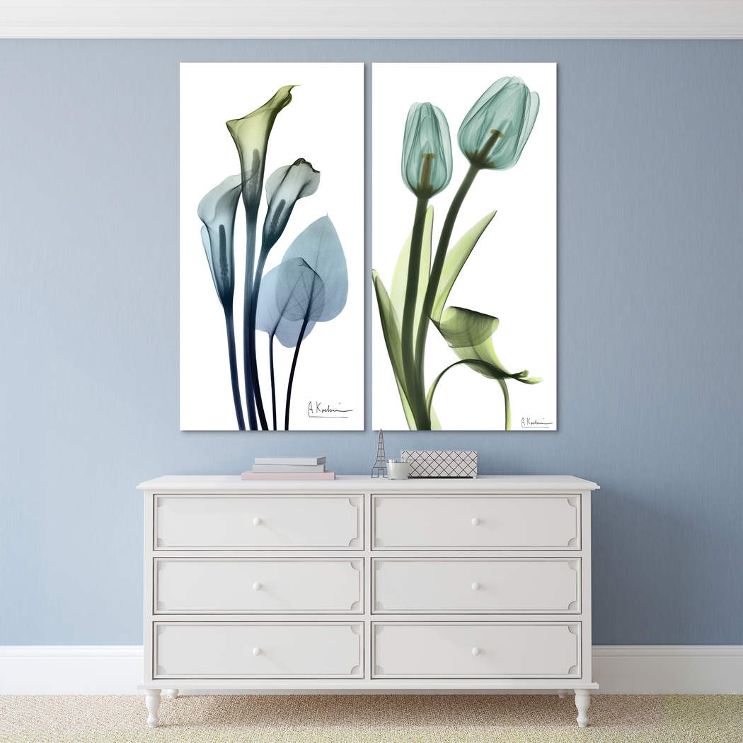 Bowra Blue Artwork, Set of 2 - Thumbnail - Image 2
