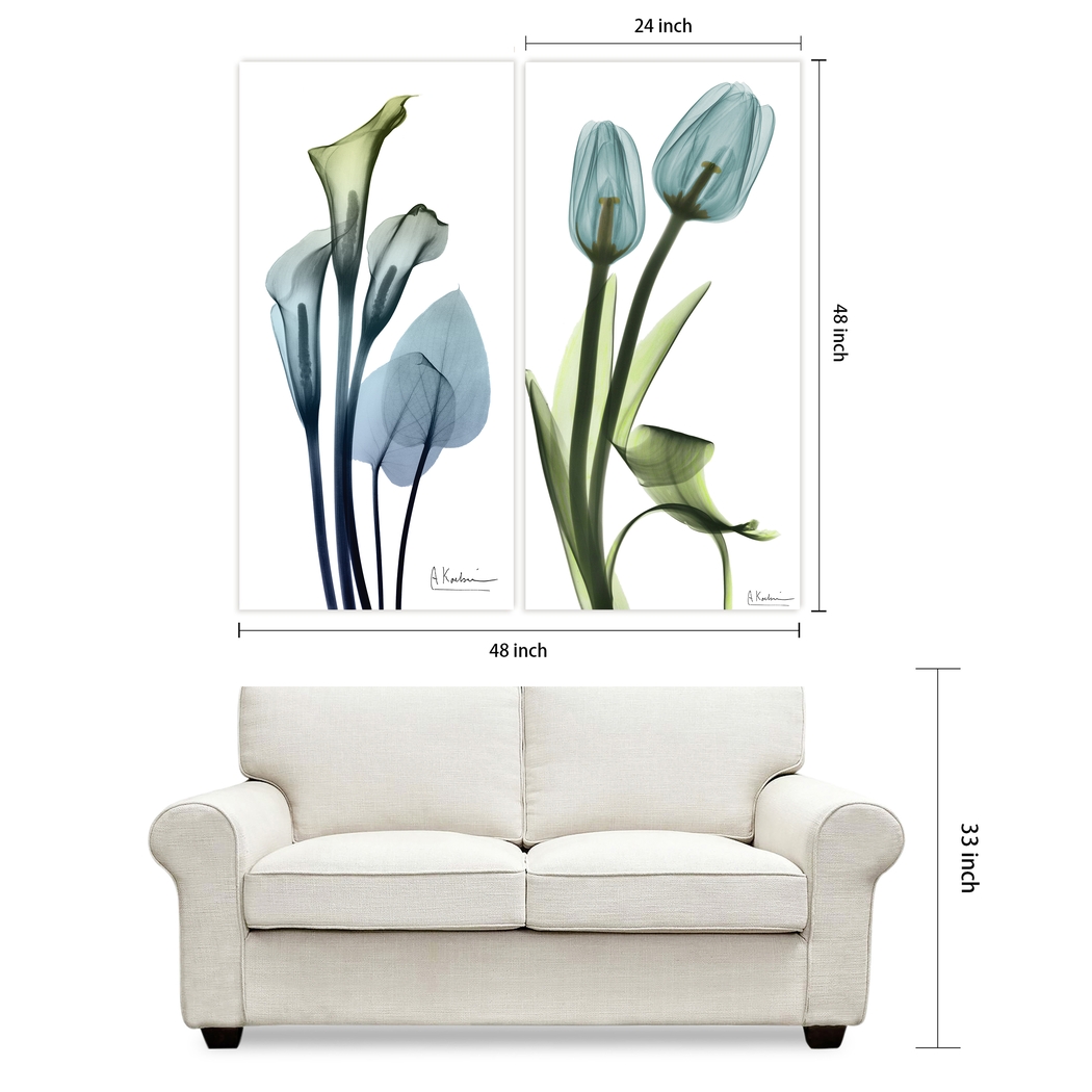 Bowra Blue Artwork, Set of 2 - Thumbnail - Image 7