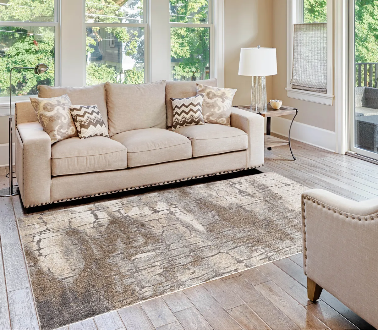 Boxholm Cream 7'10 x 9'10 Rug - Thumbnail - Image 3