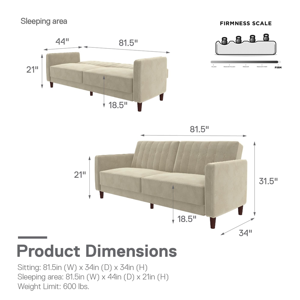Boxmeer Beige Futon - Thumbnail - Image 17