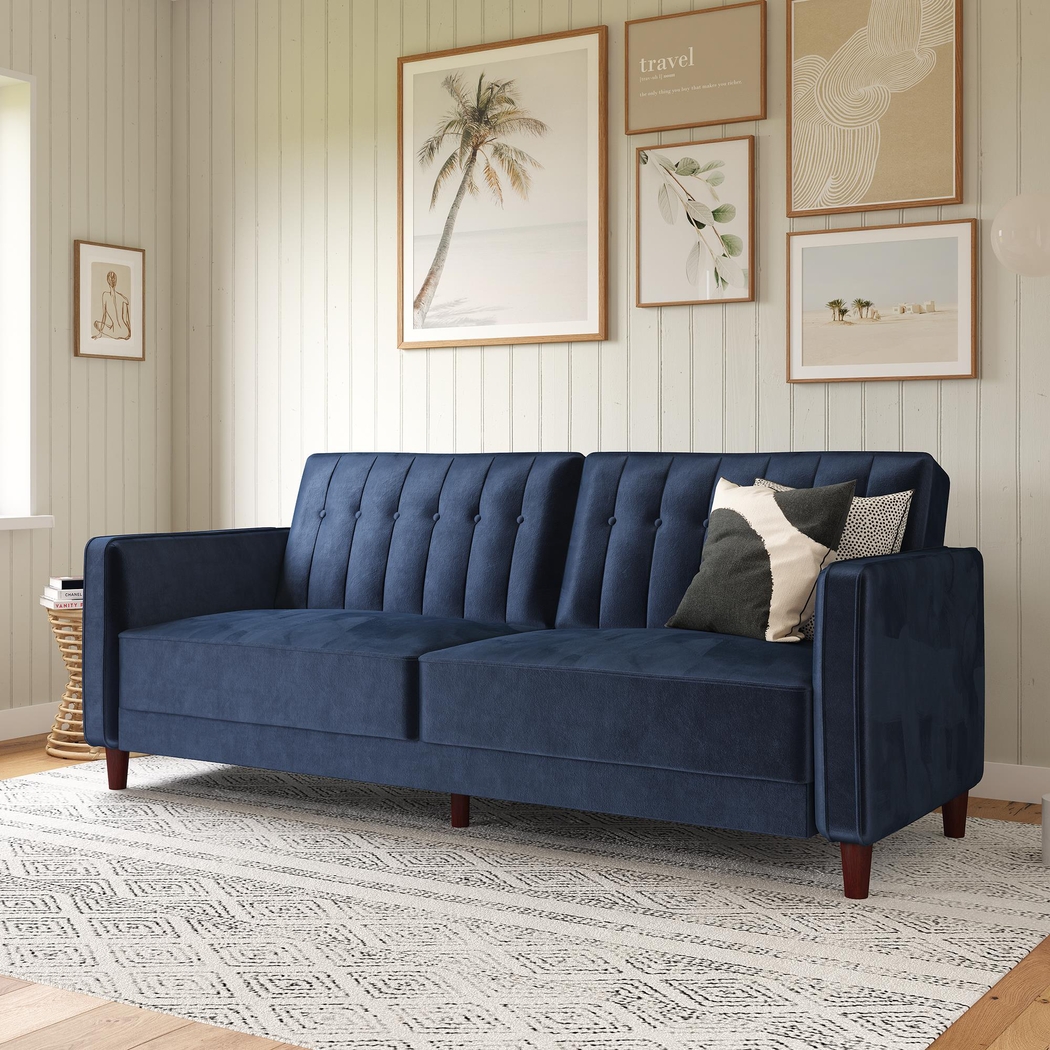 Boxmeer Blue Futon - Thumbnail - Image 2