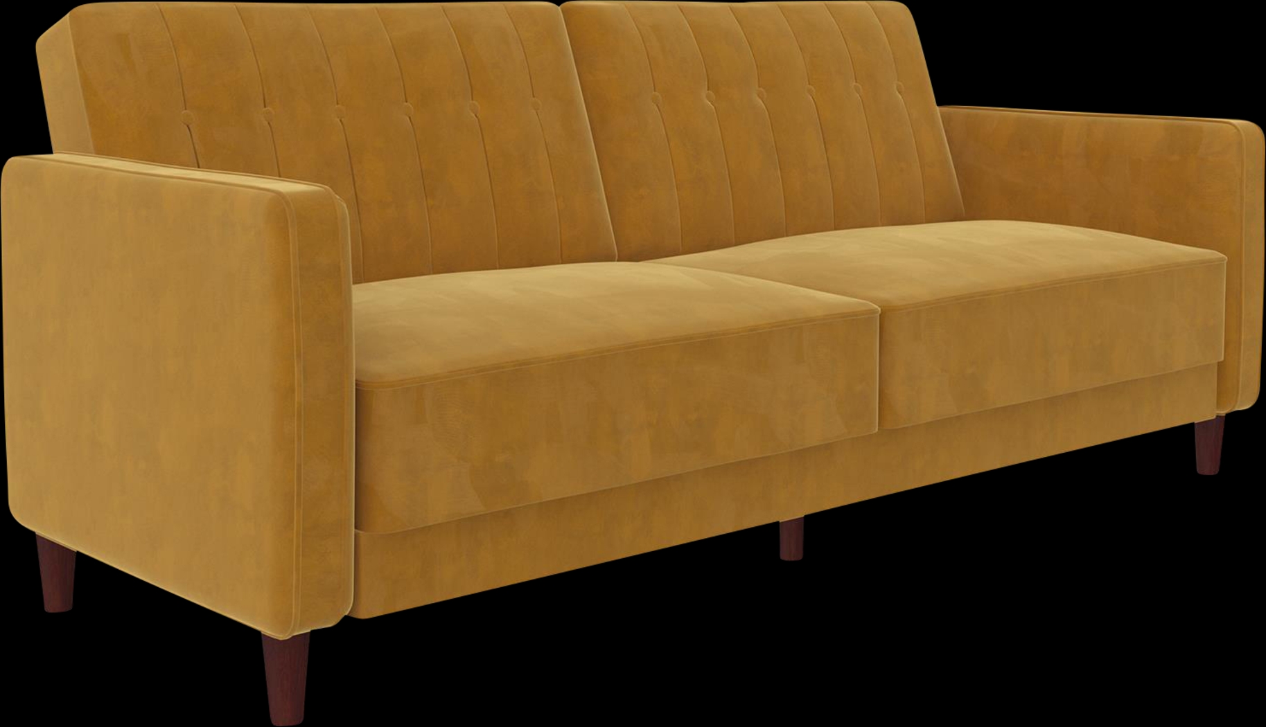 Boxmeer Mustard Futon - Thumbnail - Image 1