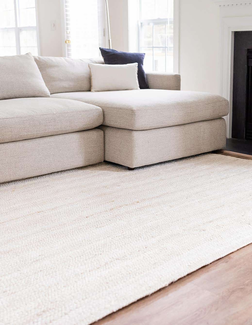 Boxwood Off White 5'1 x 8' Rug - Thumbnail - Image 3