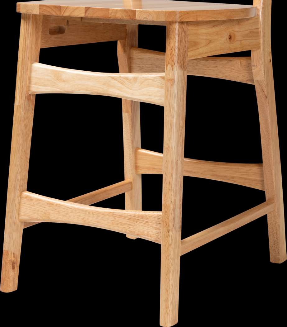 Boycher Light Brown Counter Stool, Set of 2 - Thumbnail - Image 6