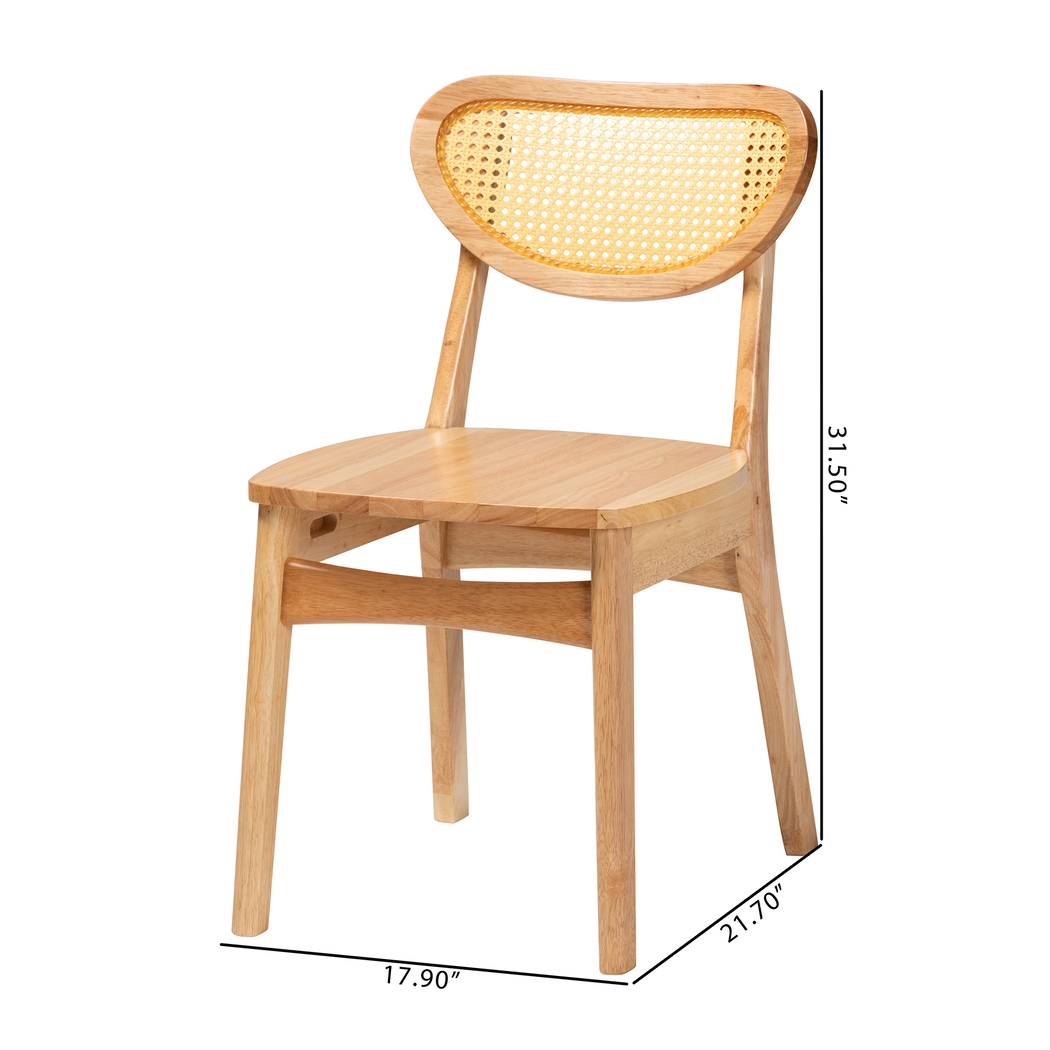Boycher Light Brown Dining Chair, Set of 2 - Thumbnail - Image 9