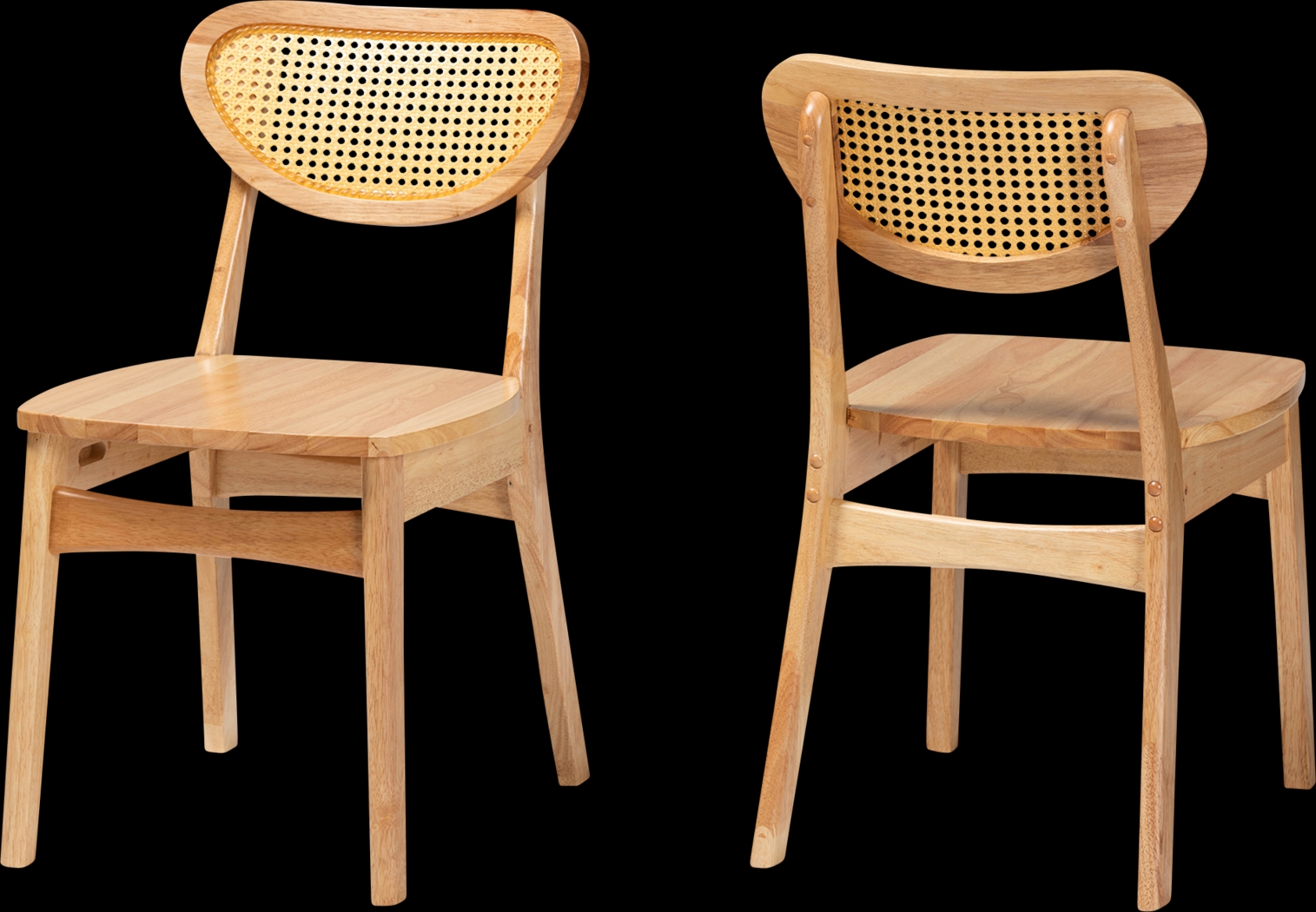 Boycher Light Brown Dining Chair, Set of 2 - Thumbnail - Image 1