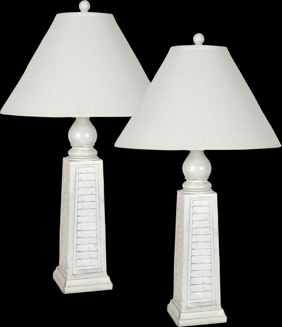 Boyd Town White Lamp, Set of 2 - Thumbnail - Image 1