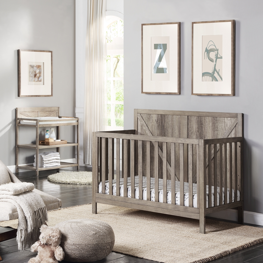 Kids Boysenberry Brown Crib - Thumbnail - Image 5