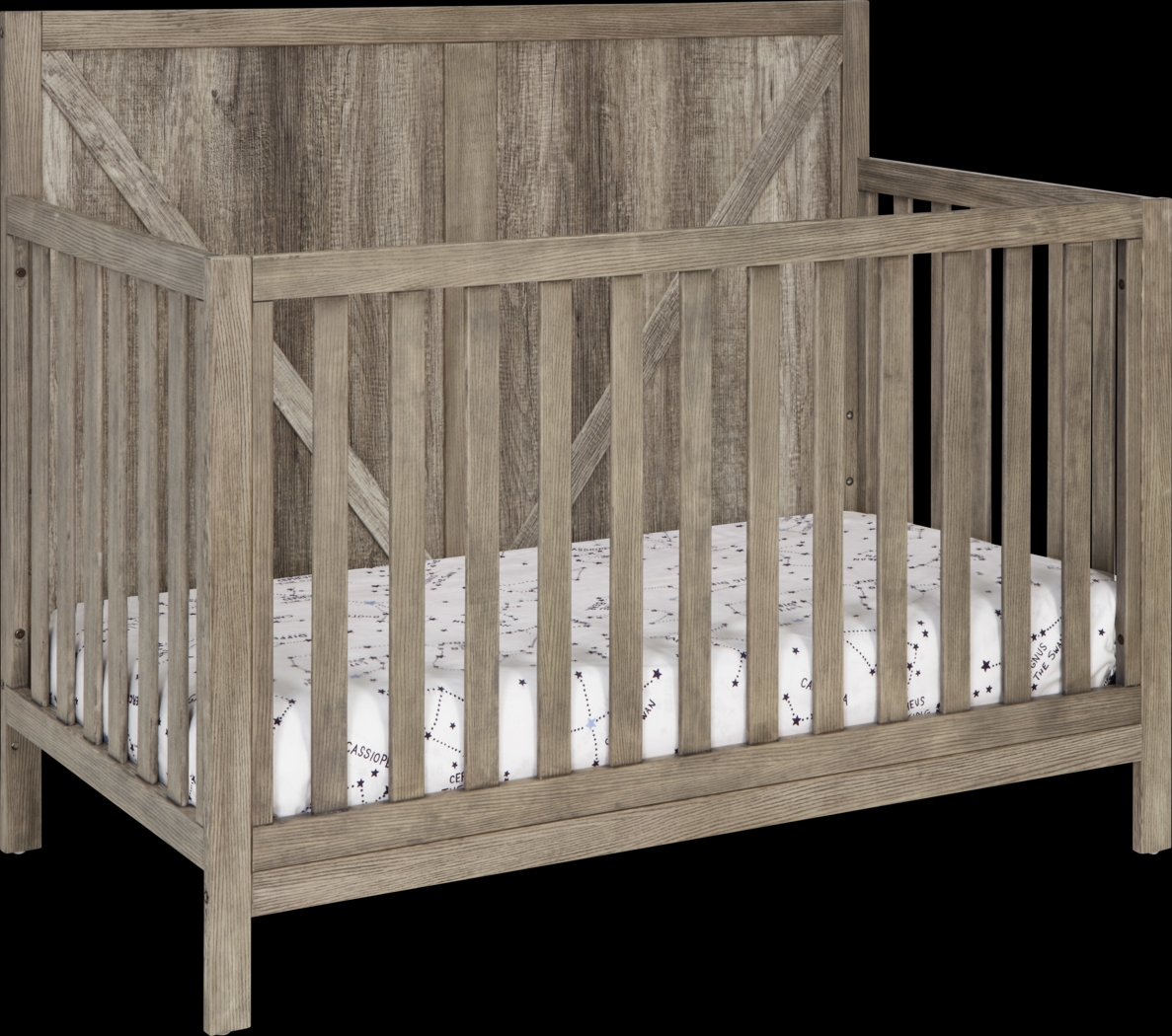 Kids Boysenberry Brown Crib - Thumbnail - Image 1