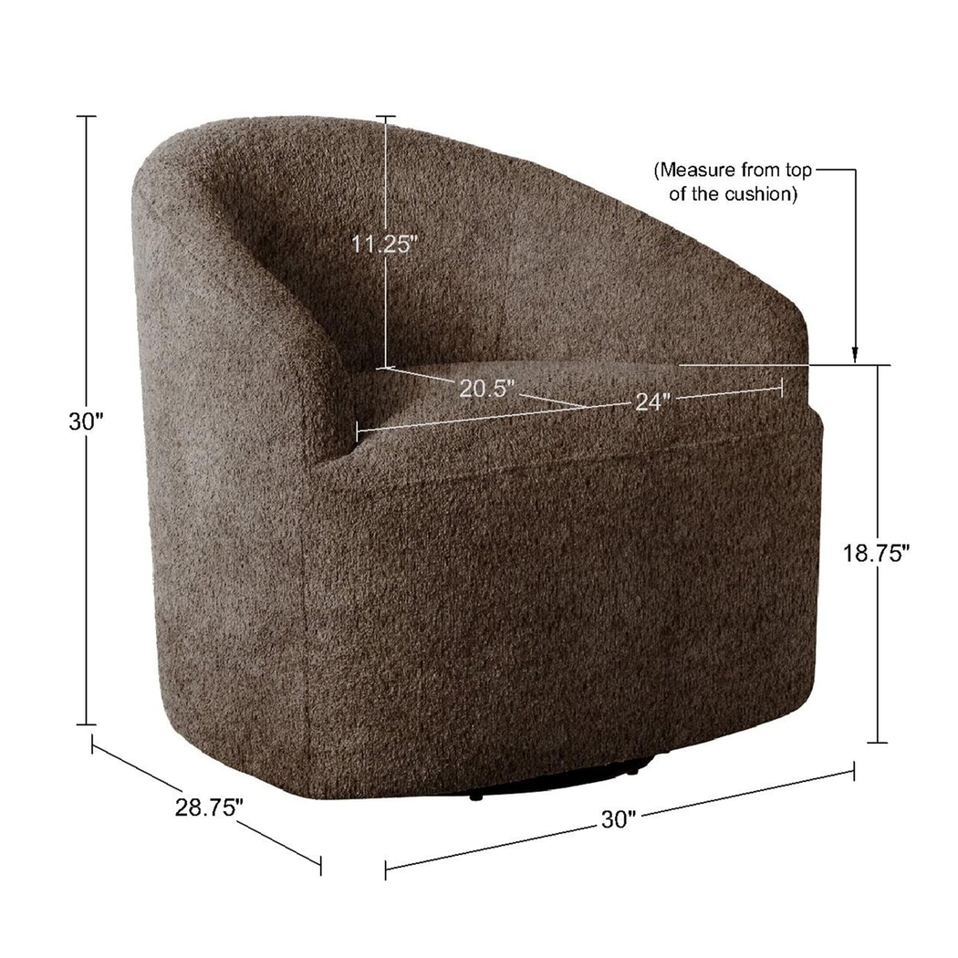 Bracewood Brown Swivel Accent Chair - Thumbnail - Image 9