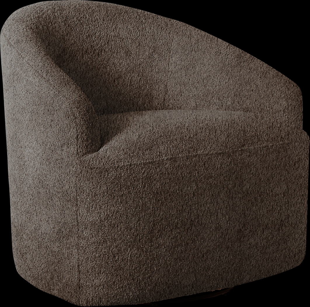 Bracewood Brown Swivel Accent Chair - Thumbnail - Image 1
