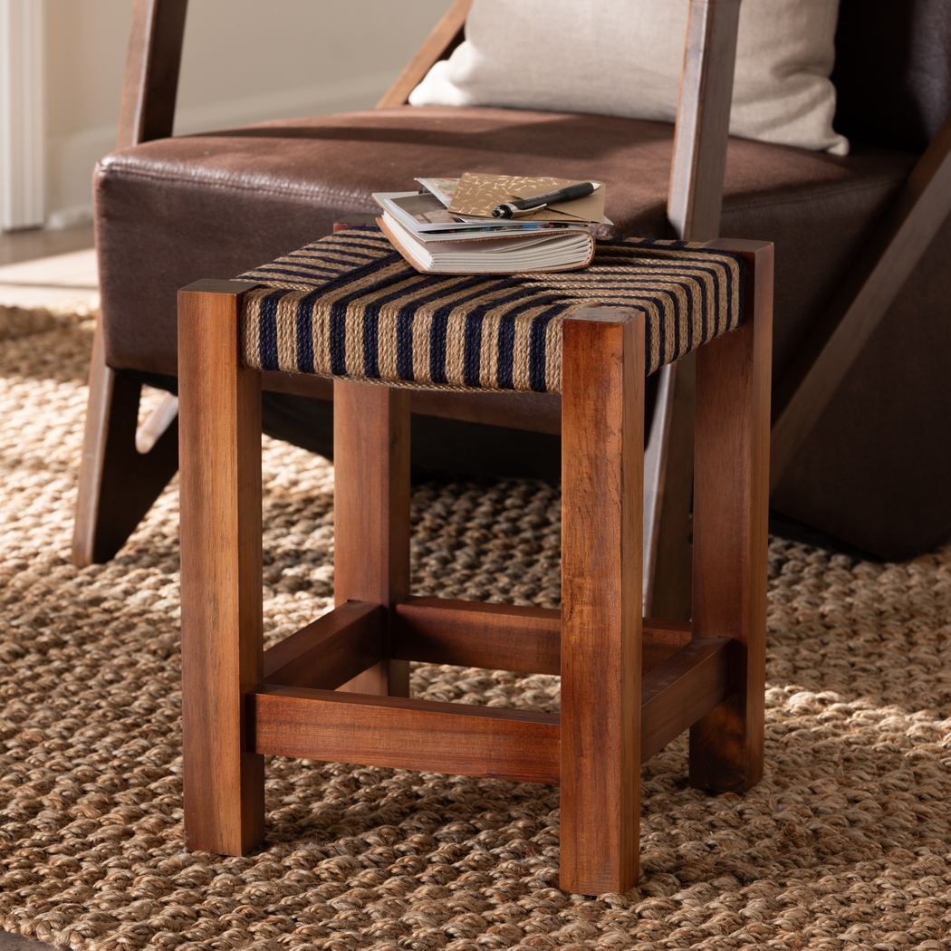 Bracey Brown Footstool - Thumbnail - Image 2