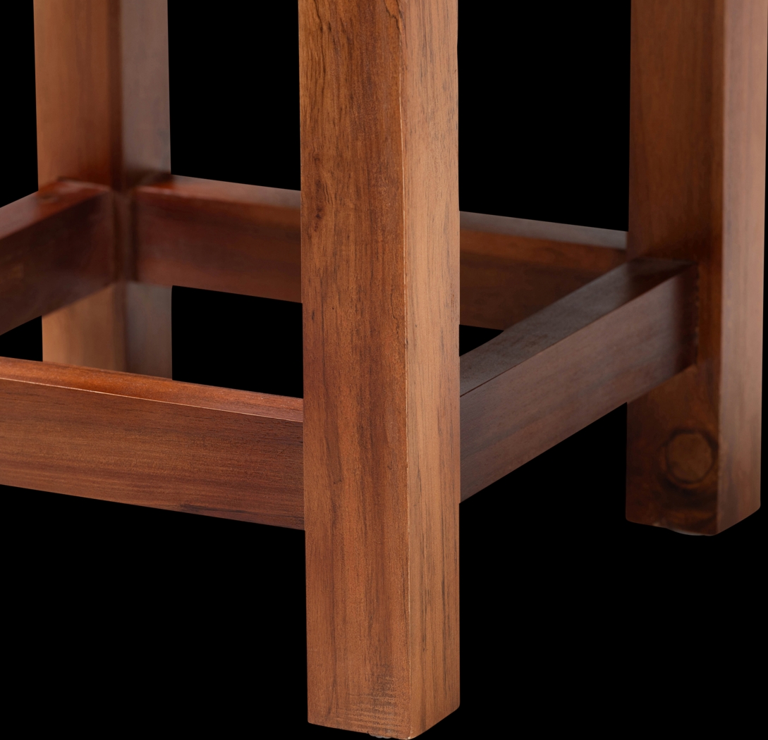 Bracey Brown Footstool - Thumbnail - Image 5