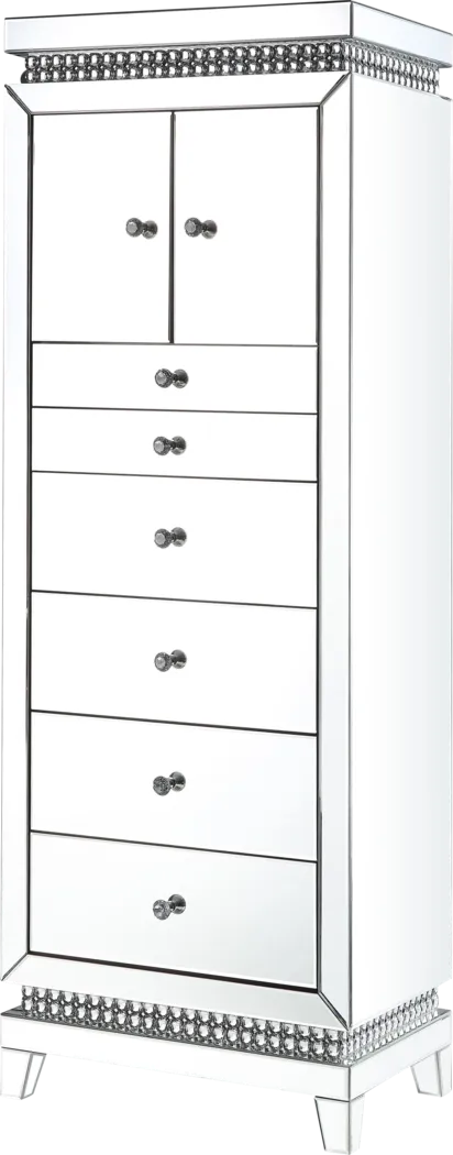 Brackenberry Silver Jewelry Armoire - Thumbnail - Image 1