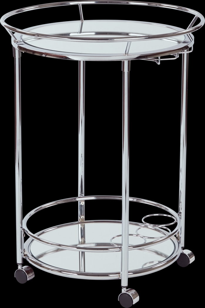 Brackenridge Silver Bar Cart - Thumbnail - Image 1