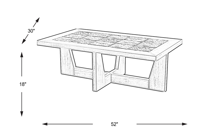 Dimension Image. Please refer to the Dimension Tab on this page for dimension details.