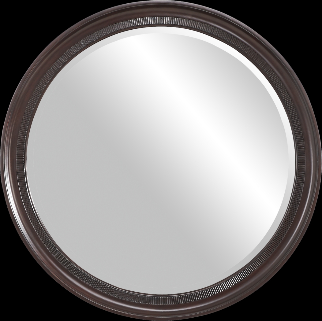 Bradbury Brown Cherry Finish 7 Pc Queen Panel Bedroom - Thumbnail - Image 13