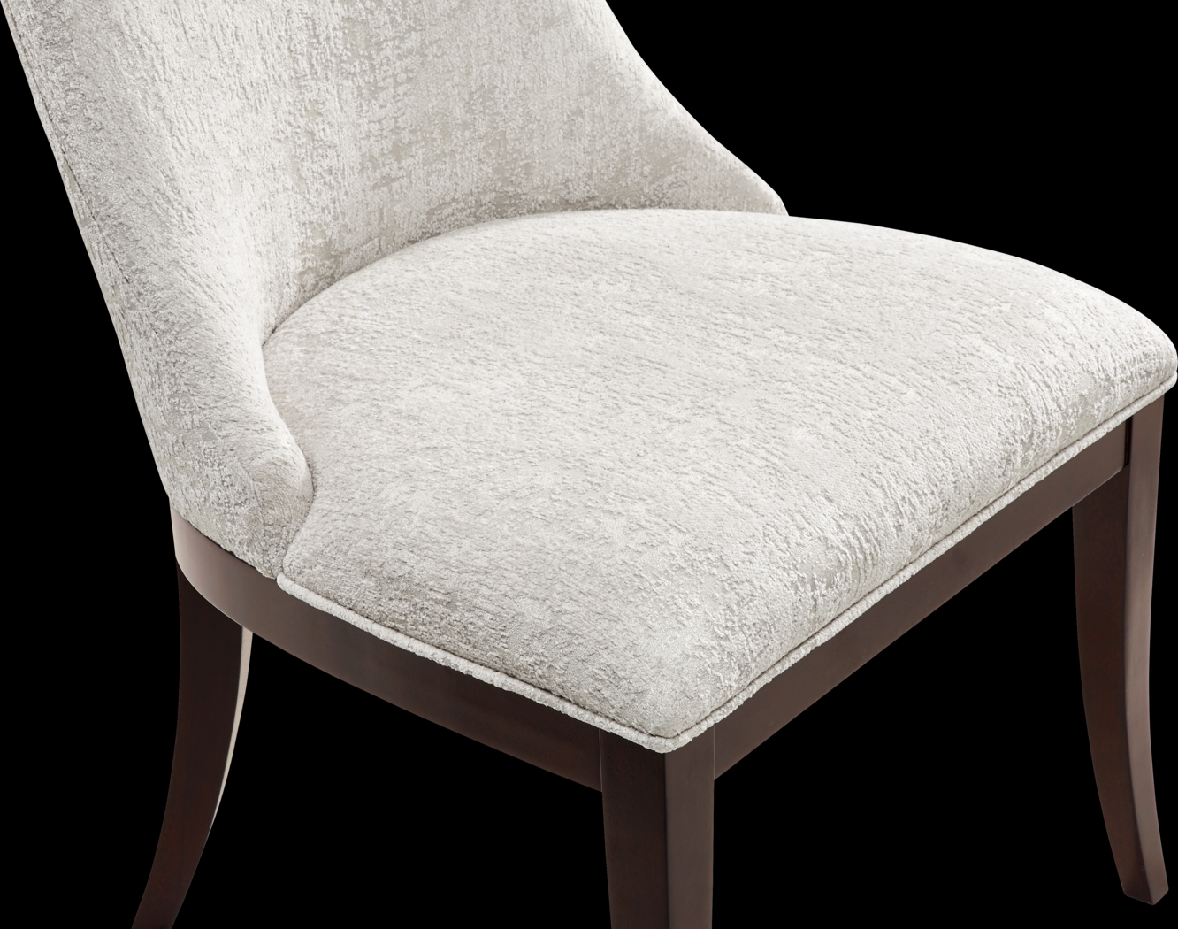 Bradbury Brown Cherry Finish 6 Pc Dining Room with Upholstered Chairs and Bench - Thumbnail - Image 7