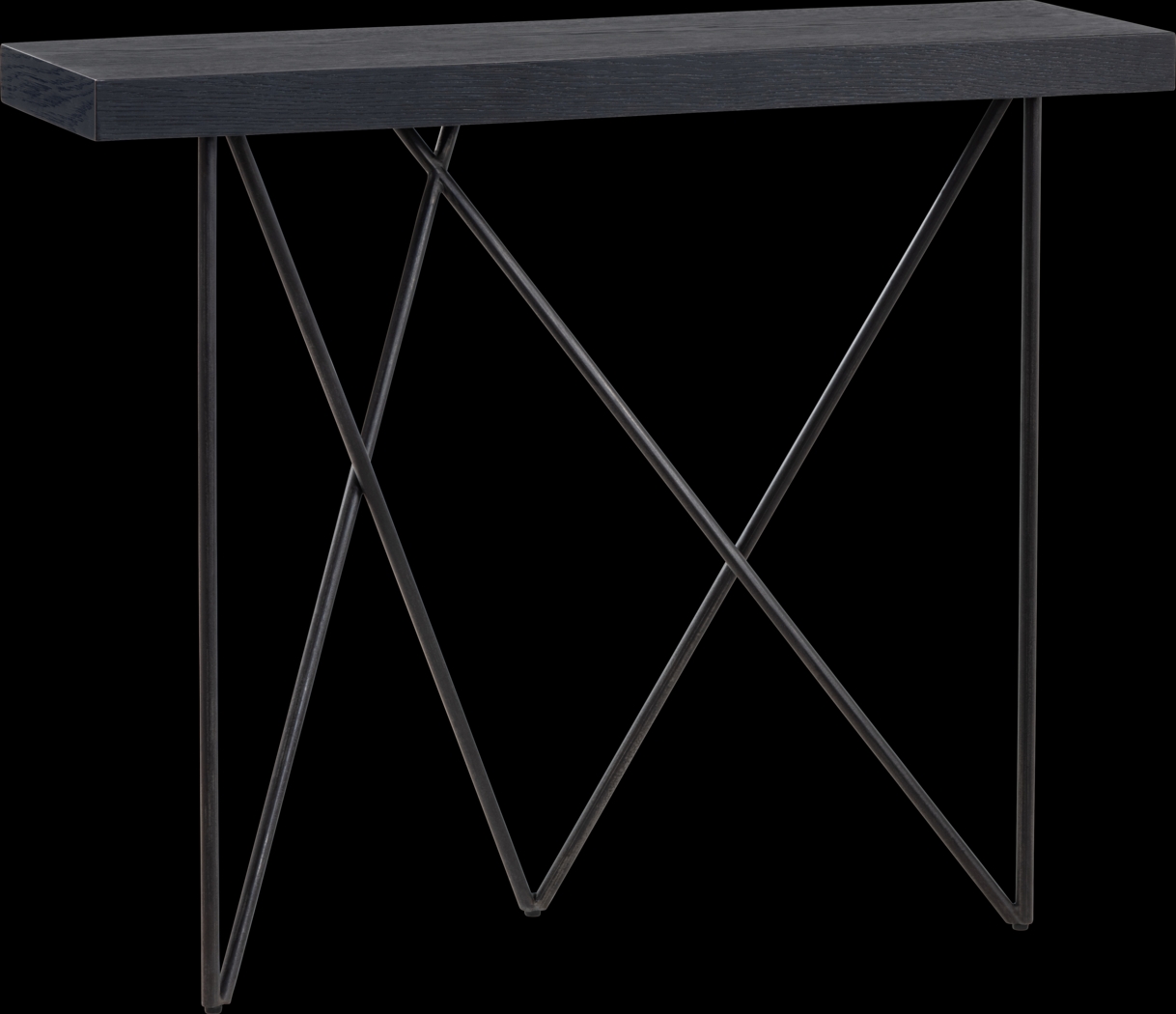 Bradetich Black Console Table - Thumbnail - Image 1
