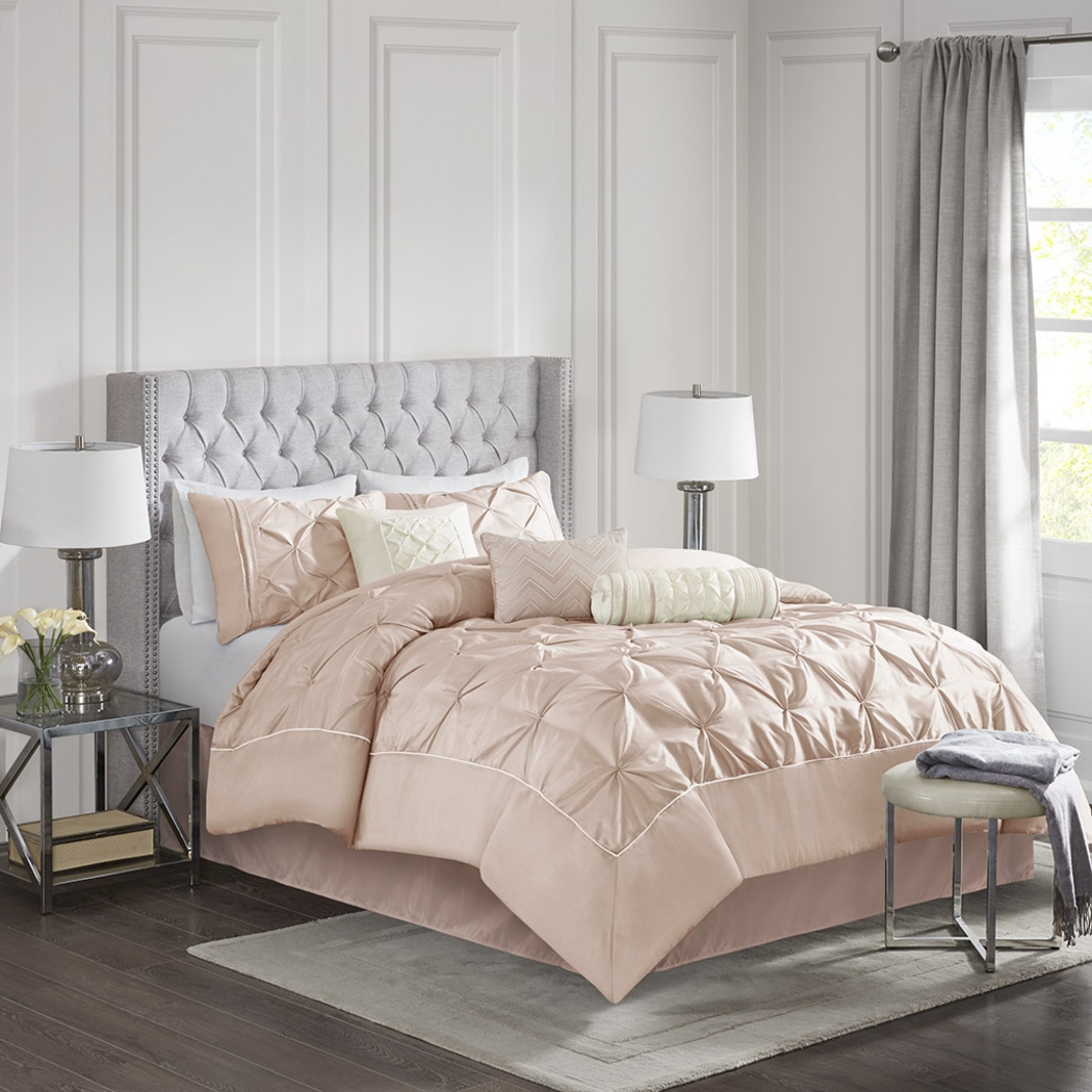 Bradish Blush 7 Pc Full Comforter Set - Thumbnail - Image 2
