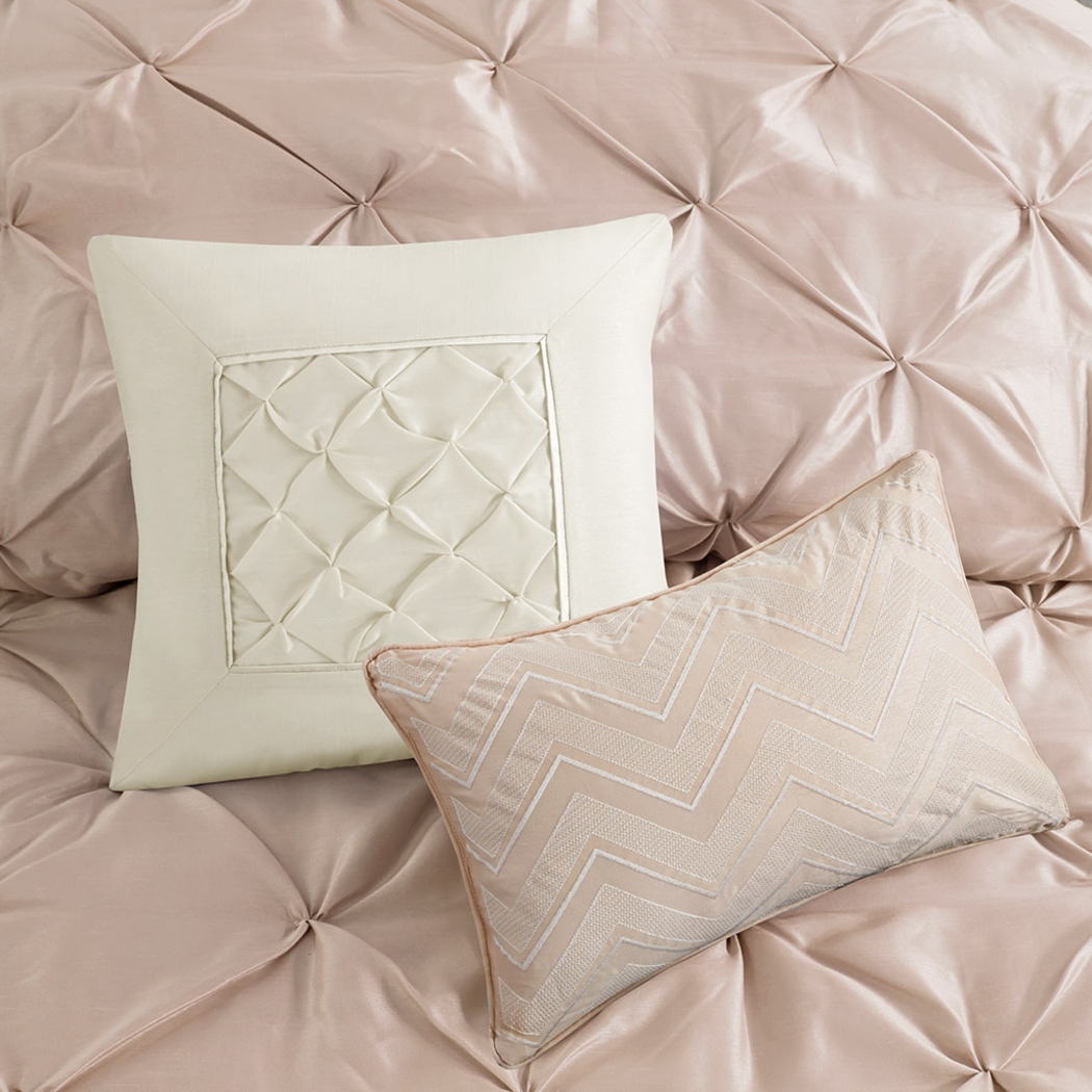 Bradish Blush 7 Pc Full Comforter Set - Thumbnail - Image 8